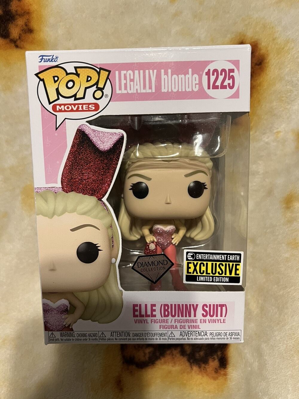 Funko Pop Elle Bunny Suit Diamond Glitter Entertainment Earth Legally Blo